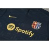 Barcelona Tracksuits Long Sleeve Soccer Training Uniforms Navy Blue