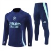 Arsenal Tracksuits Long Sleeve Soccer Training Uniforms Royal Blue