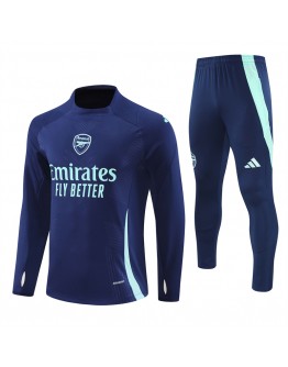 Arsenal Tracksuits Long Sleeve Soccer Training Uniforms Royal Blue