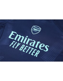 Arsenal Tracksuits Long Sleeve Soccer Training Uniforms Royal Blue