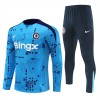 Chelsea Tracksuits Long Sleeve Soccer Training Uniforms Blue