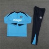 Chelsea Tracksuits Long Sleeve Soccer Training Uniforms Light Blue