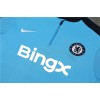 Chelsea Tracksuits Long Sleeve Soccer Training Uniforms Light Blue