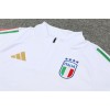 Italy Tracksuits Long Sleeve Soccer Training Uniforms White