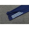 Spain Tracksuits Long Sleeve Soccer Training Uniforms Deep Blue