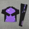 Germany Tracksuits Long Sleeve Soccer Training Uniforms Purple