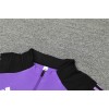 Germany Tracksuits Long Sleeve Soccer Training Uniforms Purple