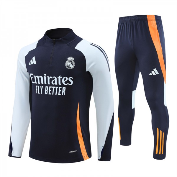 Real Madrid Tracksuits Long Sleeve Soccer Training Uniforms Light Green