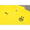 Dortmund Tracksuits Long Sleeve Soccer Training Uniforms Yellow