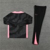 Paris Tracksuits Long Sleeve Soccer Training Uniforms Black