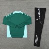 Manchester United Tracksuits Long Sleeve Soccer Training Uniforms Green