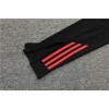 Bayern Tracksuits Long Sleeve Soccer Training Uniforms Red-Black