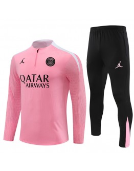 Jordan Paris Tracksuits Long Sleeve Soccer Training Uniforms Pink