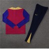 Barcelona Tracksuits Long Sleeve Soccer Training Uniforms Red