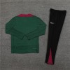 Paris Tracksuits Long Sleeve Soccer Training Uniforms Green