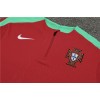 Portugal Tracksuits Long Sleeve Soccer Training Uniforms Red