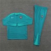 Portugal Union Tracksuits Long Sleeve Soccer Training Uniforms Light Green