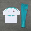 Portugal Tracksuits Long Sleeve Soccer Training Uniforms White