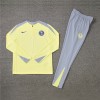 America Tracksuits Long Sleeve Soccer Training Uniforms Yellow