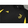 Juve Tracksuits Long Sleeve Soccer Training Uniforms Black