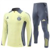 Naples Tracksuits Long Sleeve Soccer Training Uniforms  Yellow