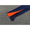 Netherlands Tracksuits Long Sleeve Soccer Training Uniforms Blue