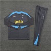 Tottenham Hostpur  Tracksuits Long Sleeve Soccer Training Uniforms Dark Grey