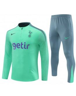 Tottenham Hotspur Tracksuits Long Sleeve Soccer Training Uniforms Green