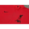 Liverpool Full Zip Jacket Long Sleeve Soccer Training Coat Red