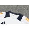 Real Madrid Adult Short Sleeve Training Suit White