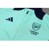 Arsenal Full Zip Jacket Long Sleeve Soccer Training Coat Green