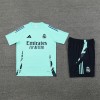 Real Madrid Adult Short Sleeve Training Suit Green