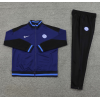 Inter Milan Full Zip Jacket Long Sleeve Soccer Training Coat Sky Blue