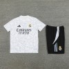 Real Madrid Adult Short Sleeve Training Suit White camouflage