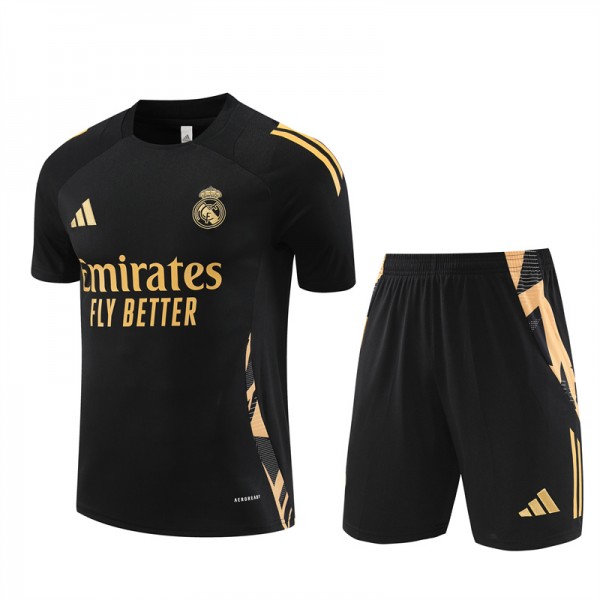 Real Madrid Adult Short Sleeve Training Suit Dark