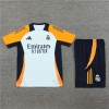 Real Madrid Adult Short Sleeve Training Suit Orange