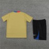 Barcelona Adult Short Sleeve Training Suit Gold