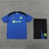 Barcelona Adult Short Sleeve Training Suit Blue