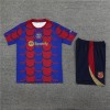 Barcelona Adult Short Sleeve Training Suit Red-Blue