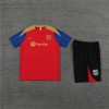 Barcelona Adult Short Sleeve Training Suit Red