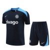 Chelsea  Adult Short Sleeve Training Suit Dark Blue