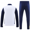 Real Madrid Full Zip Jacket Long Sleeve Soccer Training Coat White