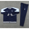 Tottenham Hotspur Full Zip Jacket Long Sleeve Soccer Training Coat Black