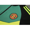 Manchester United Full Zip Jacket Long Sleeve Soccer Training Coat Green