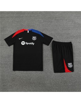 Barcelona Adult Short Sleeve Training Suit Black