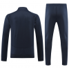 Portugal Full Zip Jacket Long Sleeve Soccer Training Coat Deep Blue