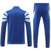 Argentina Full Zip Jacket Long Sleeve Soccer Training Coat Blue