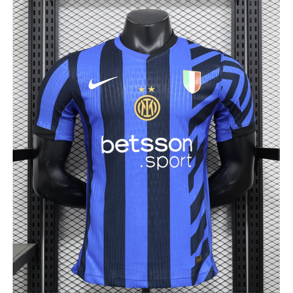 Inter Milan 2024/25 Home Replica Custom Jersey - Blue