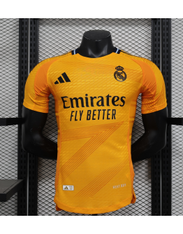 Real Madrid 2024/25 Away Replica Custom Jersey - Yellow