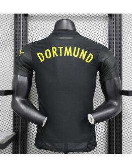 Dortmund 2024/25 Away Replica Custom Jersey - Black_Yellow